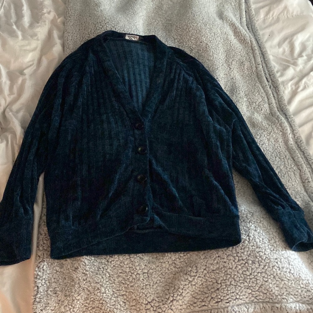 Velvet sweater